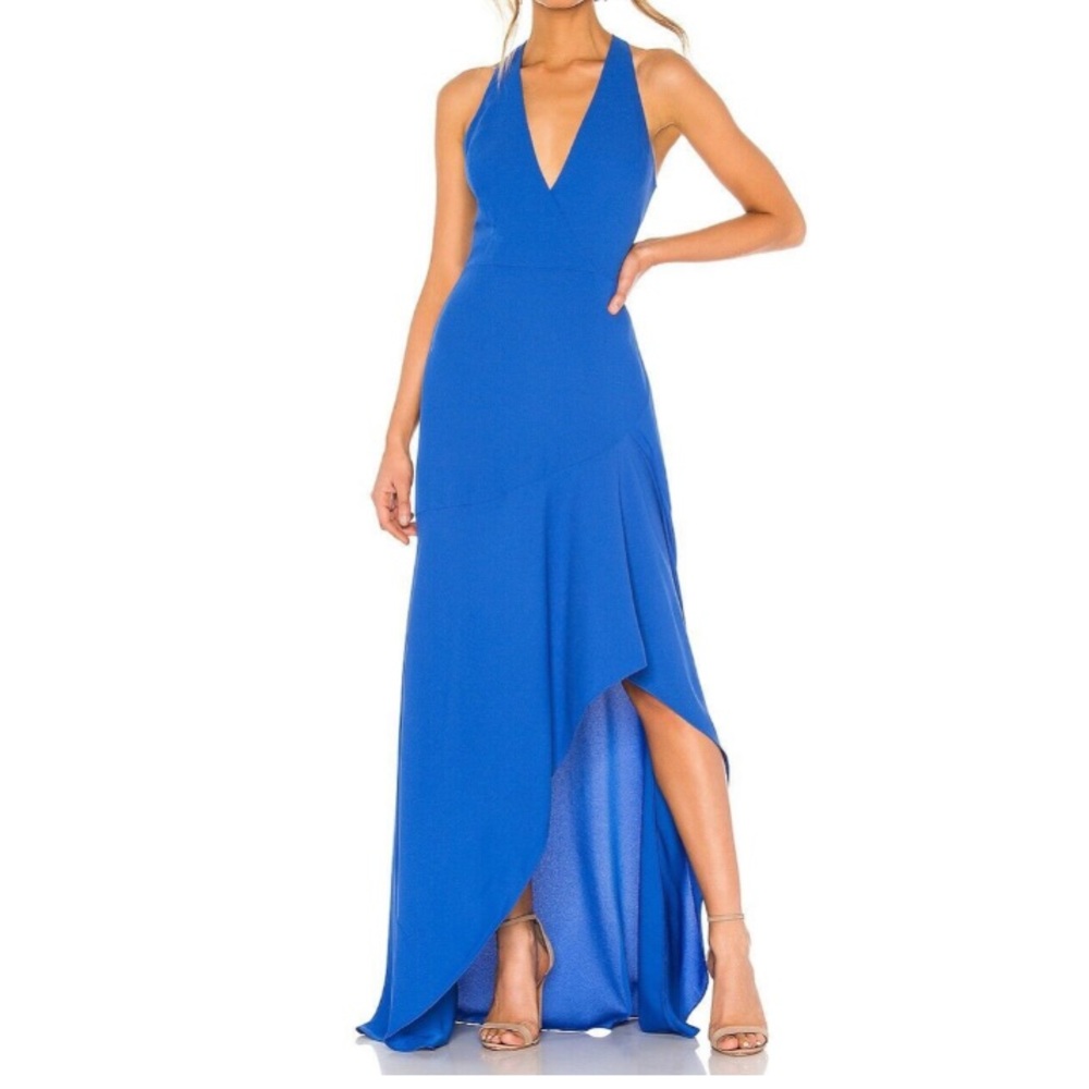 NWT BCBGMAXAZRIA Blue Evening Gown
